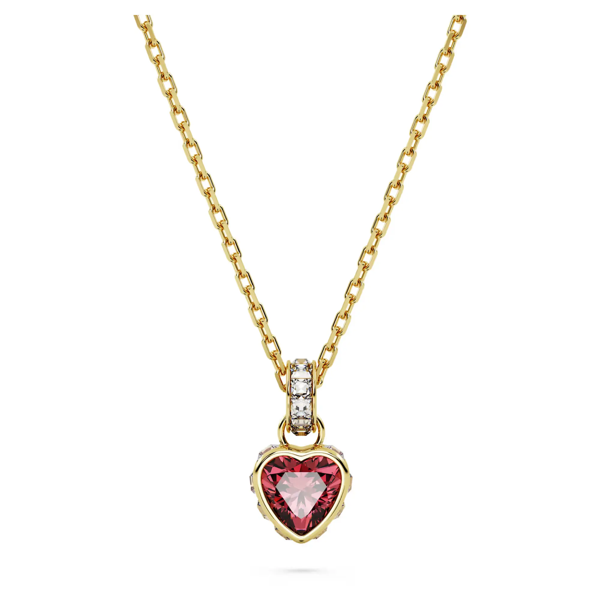 Swarovski Chroma Pendant - Heart - Red - Gold-tone Plated 5648750