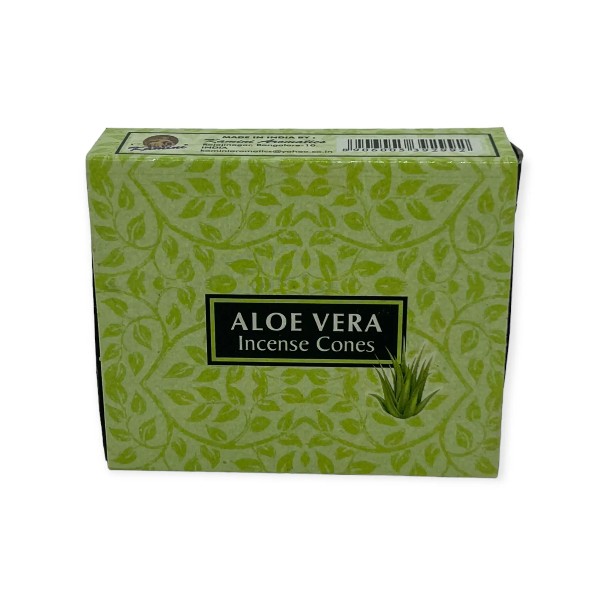 Aloe Vera Incense Cones Kamini Aromatics Fragrance Pack