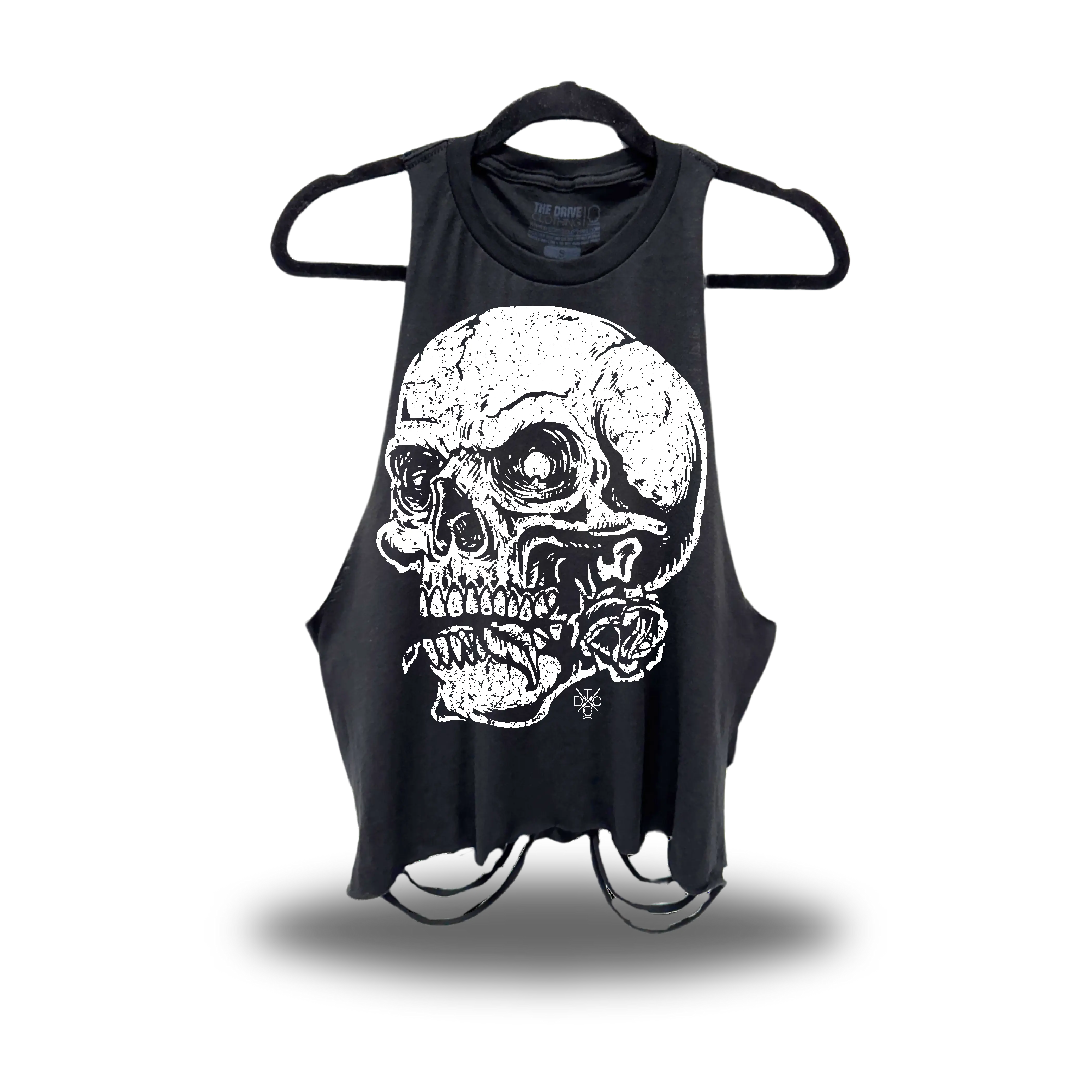 DEAD ROSE - BLACK CROP TANK