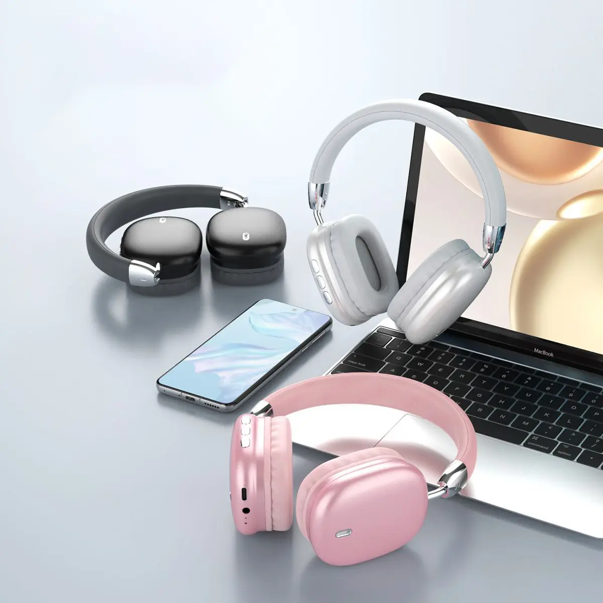 Wireless Bluetooth Over-Ear Headphones - Easy Pairing Noise Isolating Headset with Clear Mic for TV, Travel & Audiobooks