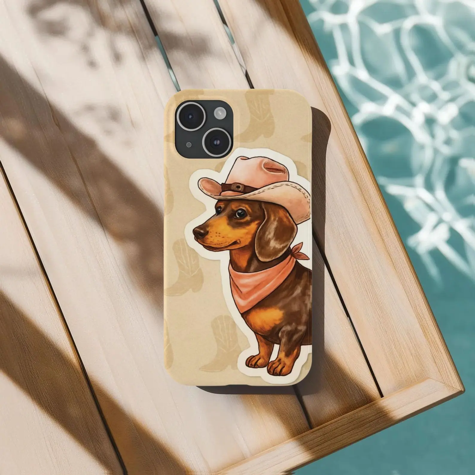 Cowboy Dachshund Phone Case Cute Western Wiener Dog Aesthetic for IP Phone  17, 16, 15, 14, 13, 12, 11 Pro Max, Plus, Mini, SE, X, XR - TikTok Shop