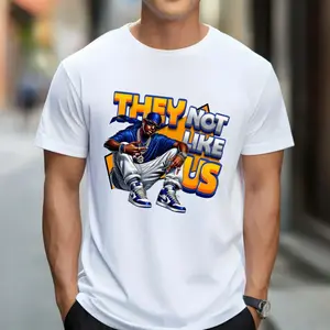 Kendrickk Lamarr They Not Like Uss T Shirt, Vintage Newspaper Lyric, Hip Hop Shirt, Vintage Rap Tee For Fans