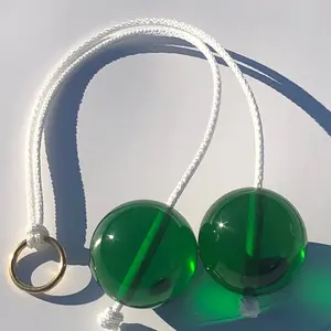 Ceyda Click Clacks Clackers Noise Maker Toy in Green Color - Fun Acrylic Toy for Ages 18 Years and Up, Made in the USA