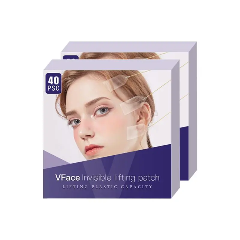 Invisible Face Lifting Tape Multi-Pack (40/80 Pieces/Set) - Daily Instant Temporary Lifting, Sculpted Cheeks, Soft Skin-Safe Material, Gentle on All Skin Types #Summervibes,back to school