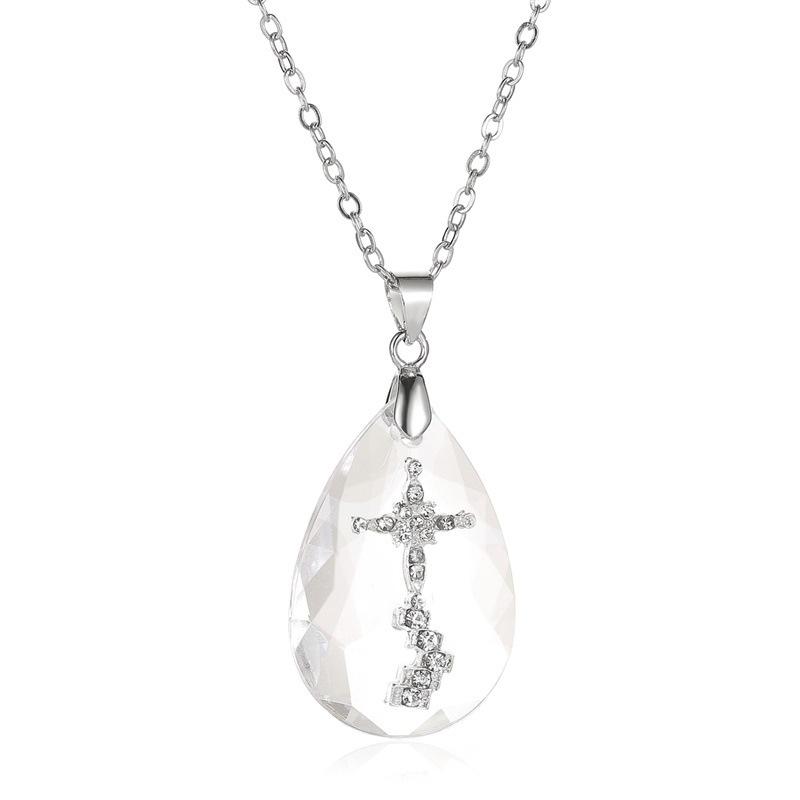 Simple Temperament Wild Drop Pendant Necklace