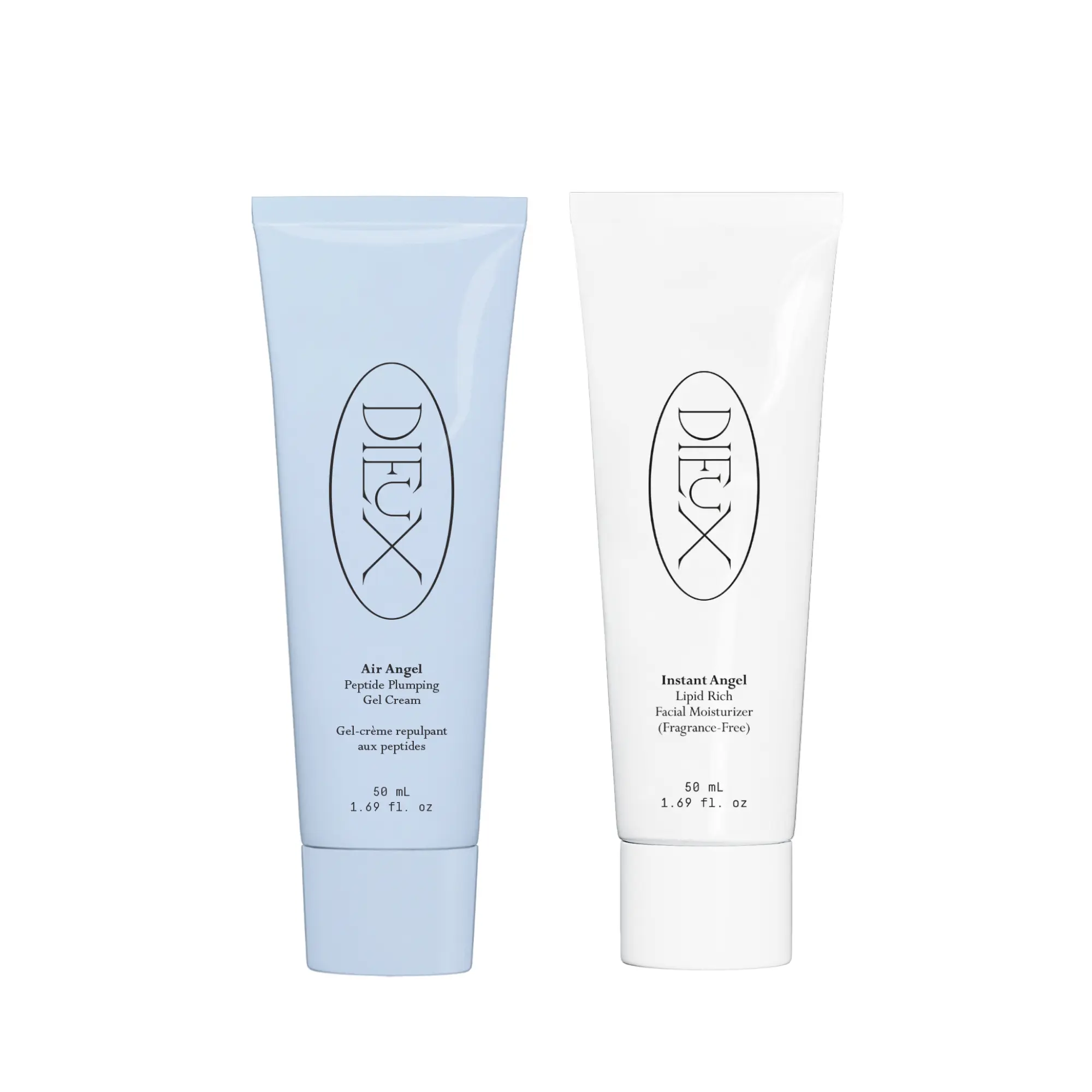 The Moisture Wardrobe Duo - Air Angel Plumping Gel Cream & Instant Angel Firming Moisturizer Bundle For Hydrated, Glowy Skin