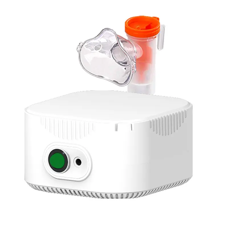 Compact Desktop Compressor Nebulizer System, Full Accessories Included, for Daily Home & Office Skincare Use