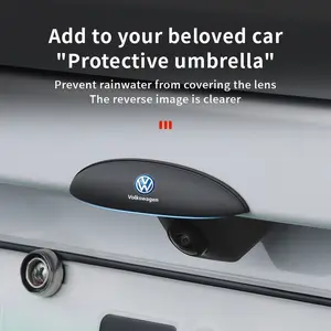Car Reverse Camera Rain Cover ABS Rain-Proof Shade Cover For Volkswagen Passat Santana Touareg Tiguan Golf Bora Jetta Mk6 Beetle Durable Cover