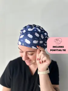 DuoStyle Scrub Hat - Counting Sheep