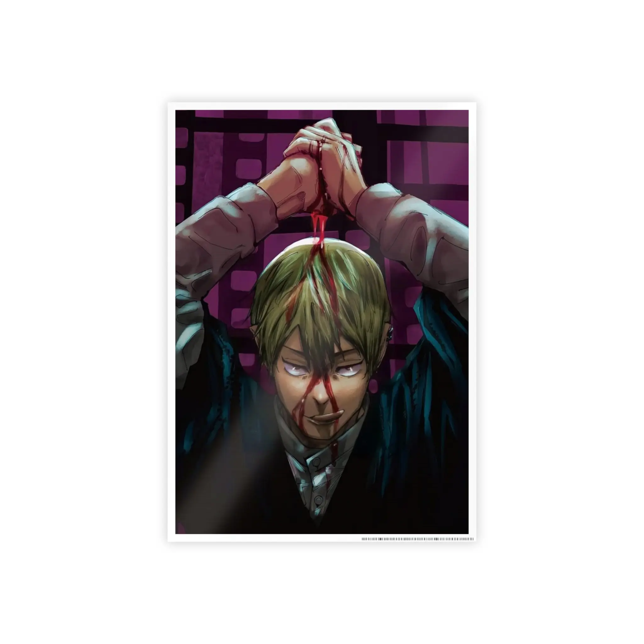 Jujutsu Kaisen Gloss Poster, Anime Wall Art, Naoya Zenin Print