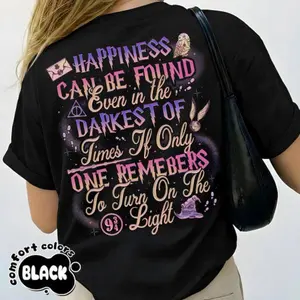 Bookish Quote T-shirt, HP Wizard Quote T-shirt Magical Book T-shirt, Broomstick Graphic, Fantasy Wizard T-shirt