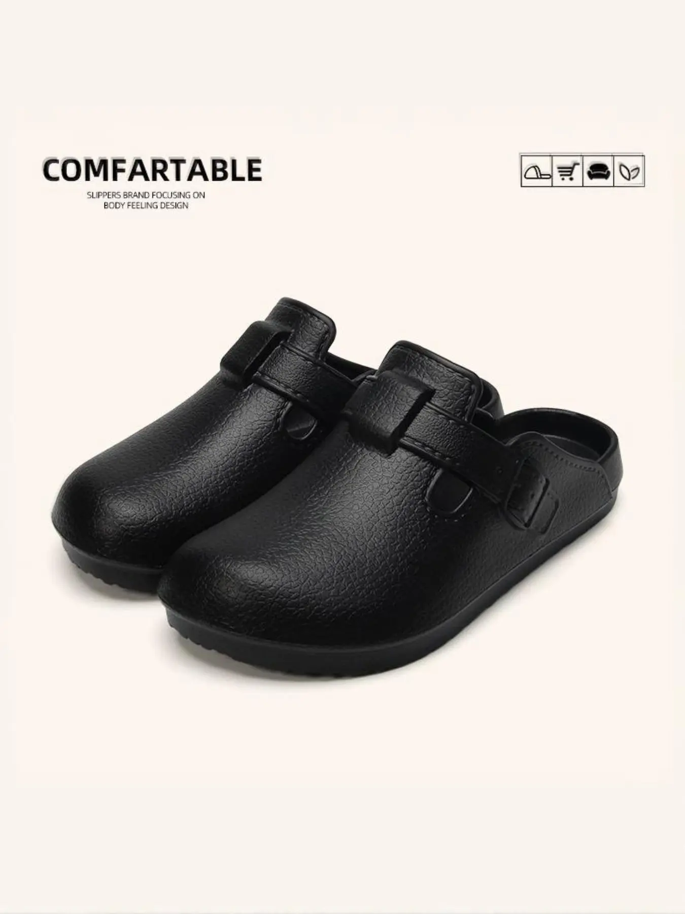 Women's Summer Casual Flat Slippers, New Outdoor Comfortable Non Slip Soft Thick Sole Non-Slip Fashion Slipper, Unisex Versatile Home & Travel Shoes, Anti slip slippers, Non Slip Footwear
