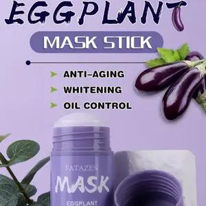 Green Tea Soothing Organic Face Mask Stick, Face Moisturizing Oil Controlling Firming Mask Mud, Green Tea Extract Skin Care Mask, Deep Cleansing Pore, Facial Mask Stick