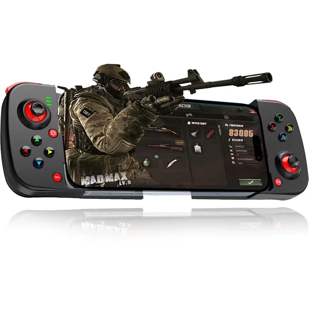 New Wireless Game Controller, Portable Gamepad, Multifunctional Game Controller for iOS Android Phone, Gaming Accessories for Home & Office