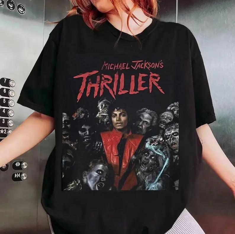 Comfort Colors Michael Jackson Thriller Shirt, King of Pop Graphic Tee, Michael Jackson Music Shirt