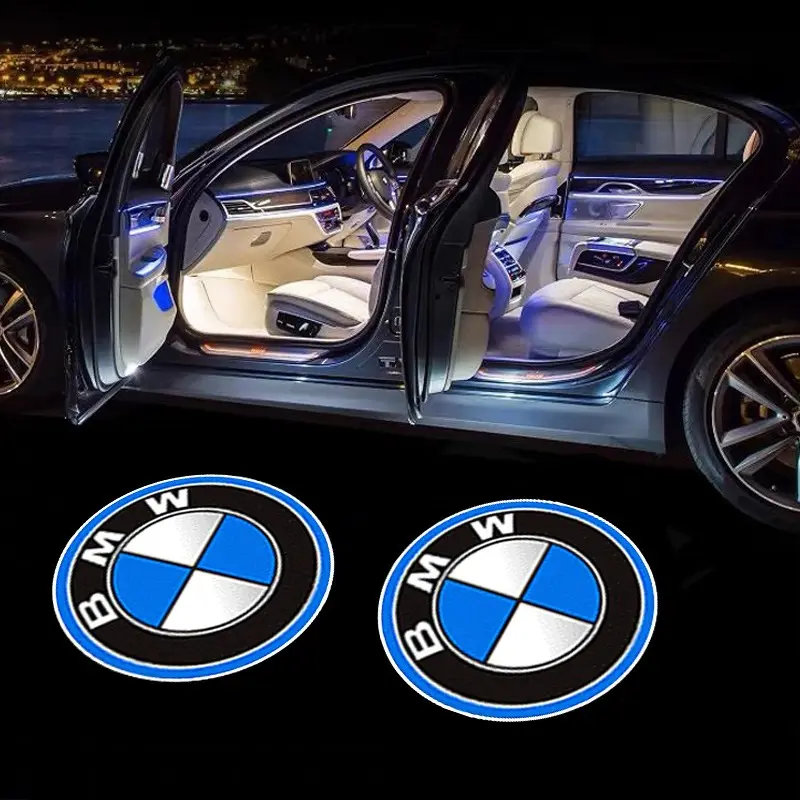 2pcs Led Car Door Welcome Light Logo Projector Laser For BMW E46 E90 E60 F30 F10 X1 X2 X3 X5 X4 X6 X7 G30 G20 Car Accessories