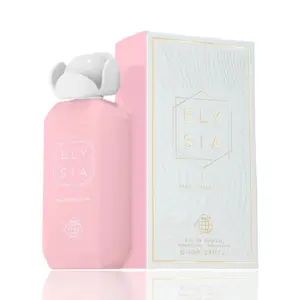 Fragrance World Elysia Marshmallow EDP Perfume 3.4oz / 100ml - Niche Fragrance with Raspberry, Whipped Cream, Vanilla & Ambroxan Base Notes Fruit Floral Scent