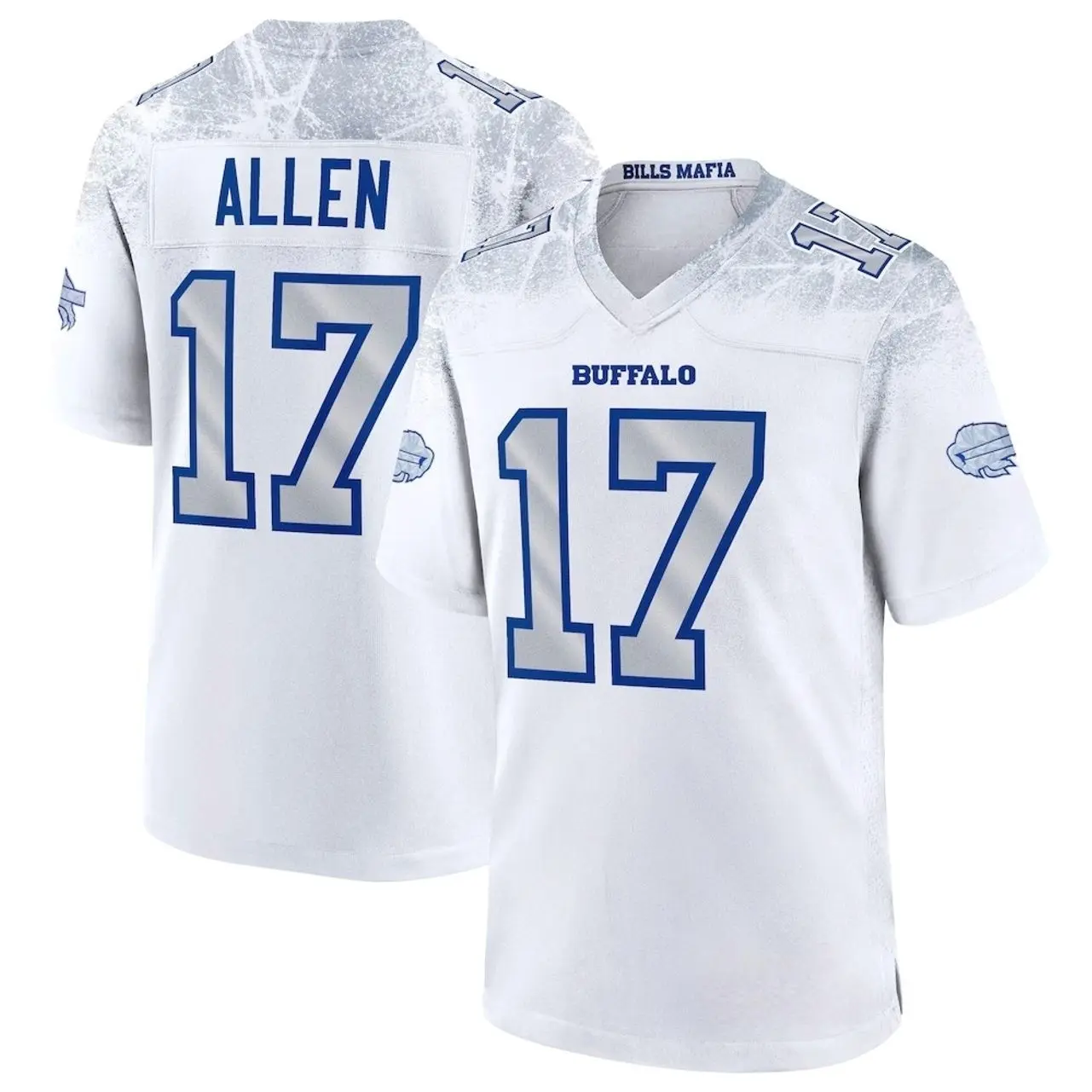 Unisex Football inspired by Bills Allen 17 2025 Rivalries Collection Game Jersey - White