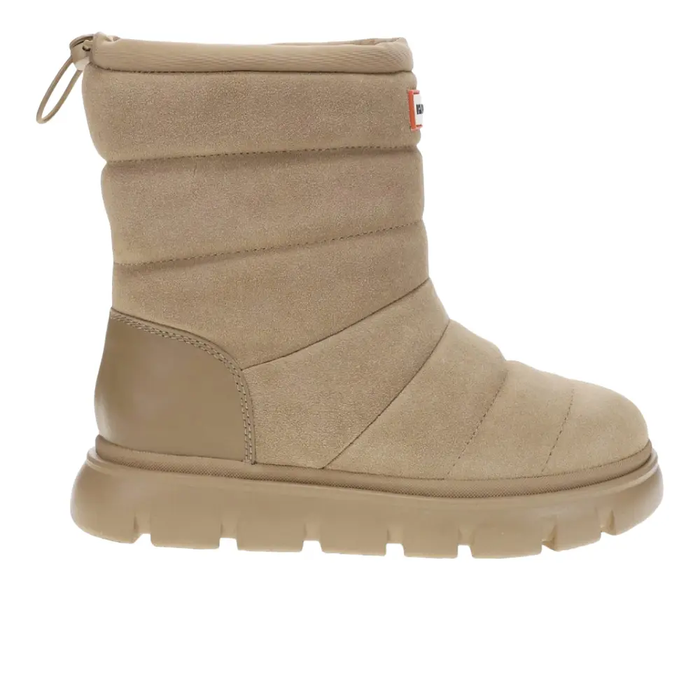 Hunter Womens Maribel Lug Sole Snow Casual Boots Ankle - Brown