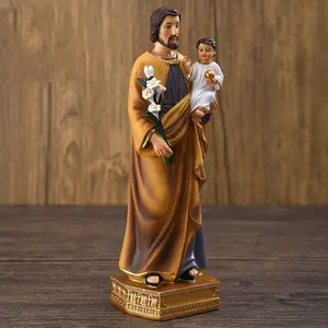 Saint Joseph Statue Decoration Religious Interior Table Decoration