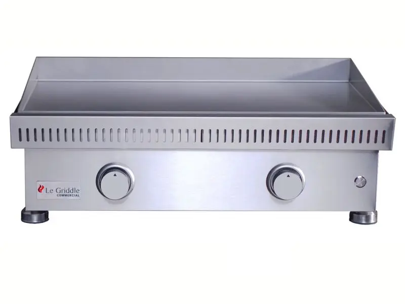 Le Griddle Commercial Series 75 30-Inch 2-Burner Gas Griddle - 3mm Plate