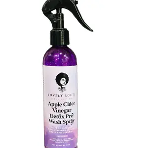 Apple Cider Vinegar Detox Pre-Wash Spray for Natural Hair Care Cleansing Gentle Shampoo Cleanser