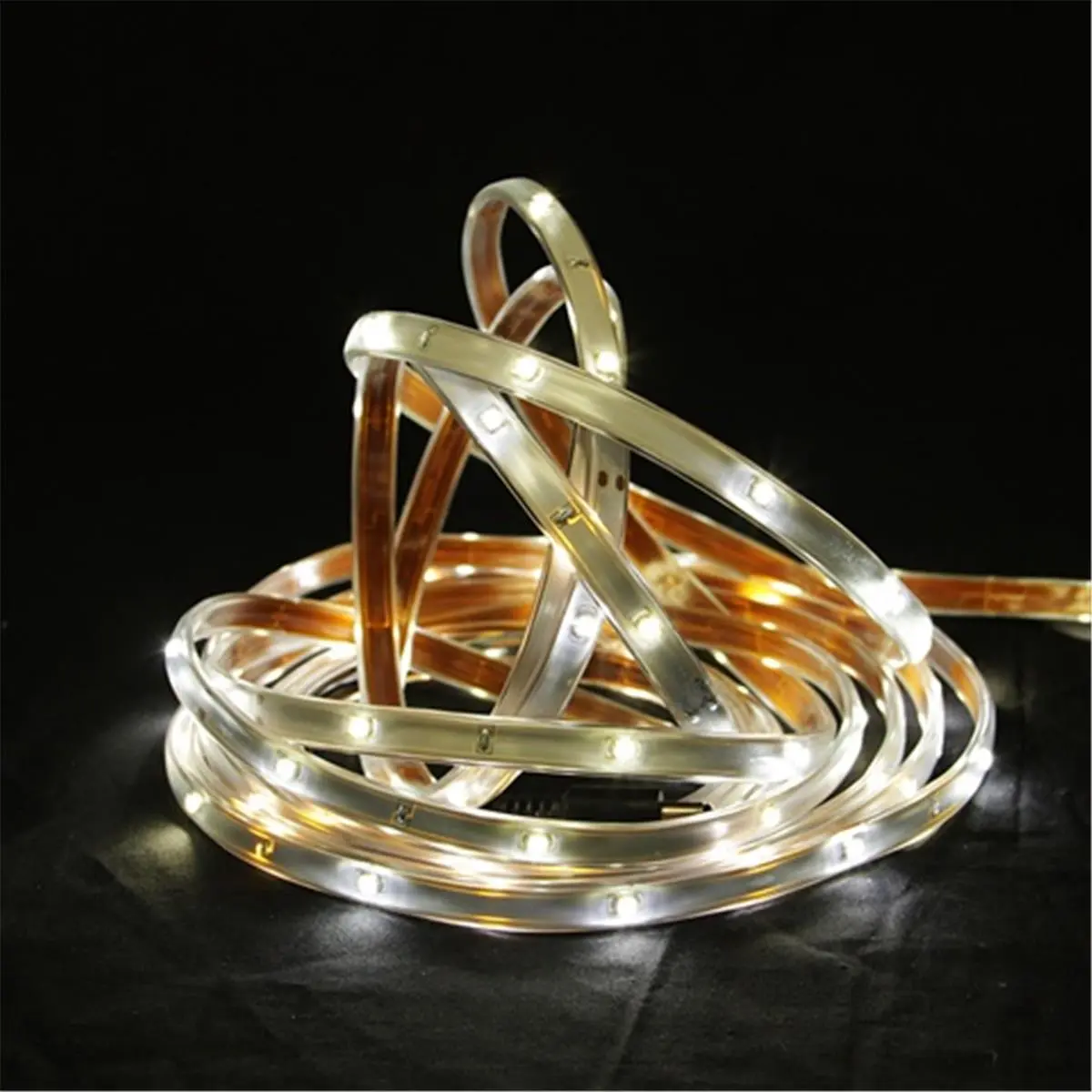 NorthLight 18 ft. Pure White LED Indoor - Outdoor Christmas Linear Tape Lighting - White Finish