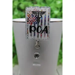 PCA Flag Badge/ID Holder Reel