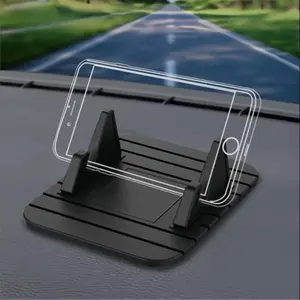 Mini Silicone Car Phone Holder for Dashboard Installation, Durable Phone Holder for Smartphones and Tablets, Essential Car Accessory, Phone Mount Holder, Cell Phone Car Mount, Universal Smartphone Holder
