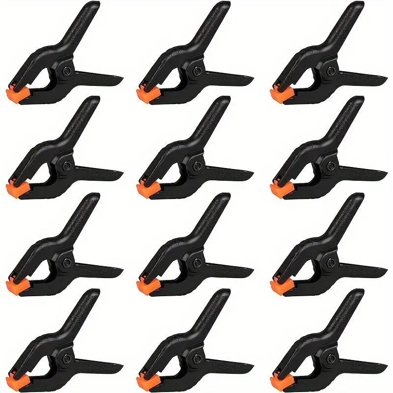 12pcs spring clips, small backrest clip, plastic clip, craft spring clip, clothesline clip, quilt and sock fixing clip, Secure Clamp, Home