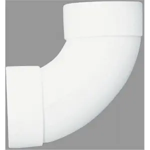 212 MAIN Genova Products V-306 6 in. PVC SD Elbow - 0.25, Water Pipe