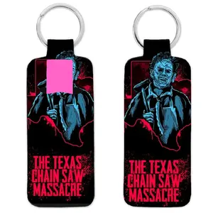 Leatherface Chapstick Holder Keychain - Compact & Lightweight - Perfect for Keys Backpack or Purse - Convenient Daily Accessory
