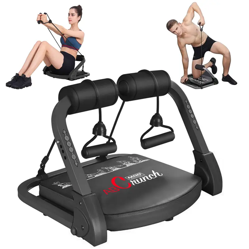 Magic BB Ab Workout Machine,Foldable Core and Abdominal Trainer, Sit Up&Push Up & Exercise Equipment, Ab Crunch Machine for Stomach Workout, Ab Core Trainer Abdominal Machine for Home Gym