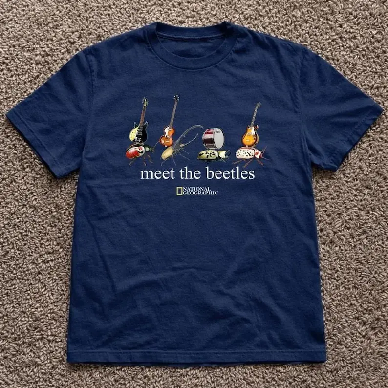 National Geographic Meet The Beetles cotton t-shirt