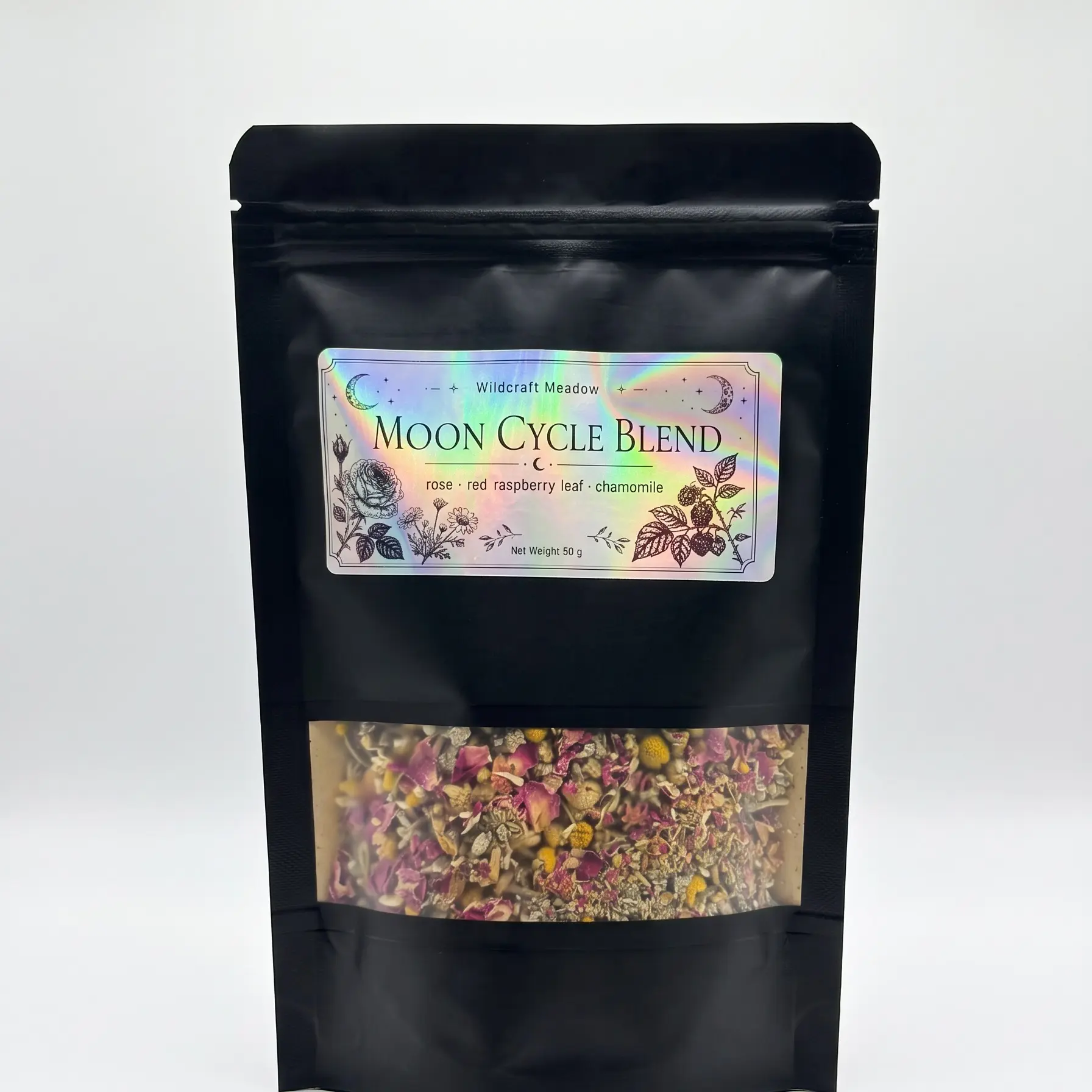 Moon Cycle Herbal Tea Blend - 50g Loose Leaf Herbal Tea