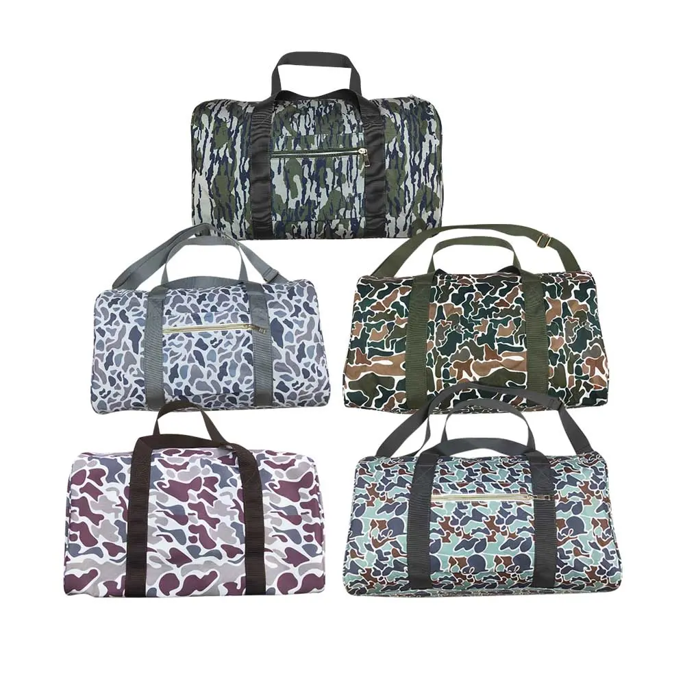 Camouflage Tactical Sports Bag - Large Capacity Zip-Closure Workout Sport Bag, Portable Handheld-Crossbody Luggage for Travel & Weekends, Sports Bags, Workout Sport Bags