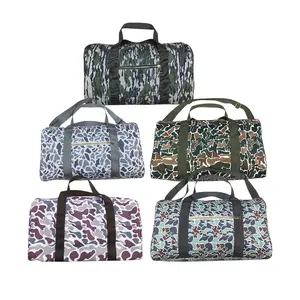 BA0159---Fashion Girls Hunting Camo Fitness & Travel Bags  | Trendy Gear for Stylish Adventurers Durable