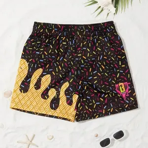 Baseball Lifestyle 101 Ice Cream Shorts – Midnight Sundae Athletic Mesh Shorts | Summer Baseball Streetwear Performance Shorts