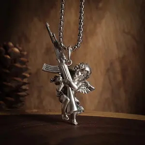 Little Warrior Chain and Pendant for Men - Fashion Accessory