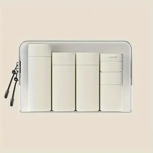 Home DailyEss PE material travel set shampoo, body wash, empty bottle, lotion bottle, face cream bottle, cosmetics bottle, divided bottle