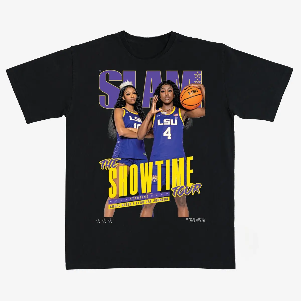 Angel Reese & Flau'jae Johnson Retro Basketball Streetwear Shirt