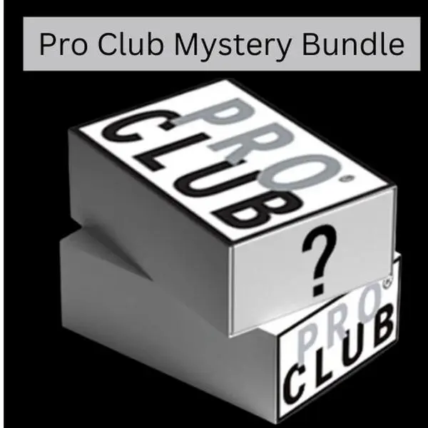 Pro Club Menswear Mystery Gift Bundle - Basic Fitted Plain Men's Cotton Streetwear Cargo Clothing Set with Sweatpants, Socks, Shirt, Boxers, Briefs, Trunks (Unboxing Included)