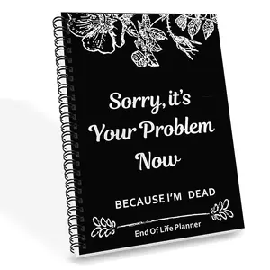 【New Arrival】Black Friday Deal: The "I'm Dead, Now It's Your Problem"  End of Life Planner & Organizer Kit – Practical Workbook for Possessions, Affairs & Final Documents (Paperback) christmas blind box
