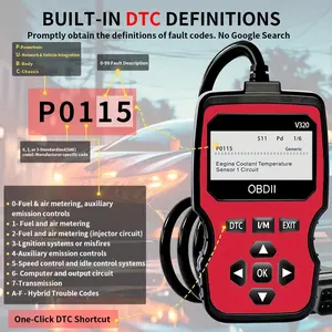 2026 Upgraded OBD2 Scanner Code Reader, Car Diagnostic Scan Tool with Battery Test, Live Data, DTC Lookup, Full OBDII Functions, Check Engine Light Reader for OBDII/EOBD Compatible Vehicles