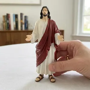 Jesus Action Figure, Jesus Christ Limited Collector's Edition 1/6 Scale Figure, Jesus Christ Statue with Open Arms, Hand Painted Jesus Religious Resin Figure for Home Decor, Religious Gifts Collection, Religious Collectibles