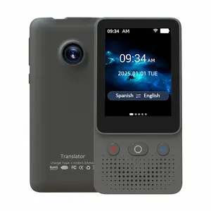 2025 Newest Portable Language Translator Device, 138 Languages AI Offline/Group/Phone Translation Device Two Way Real-Time Voice,Upgraded Chip for Travel Business Learning