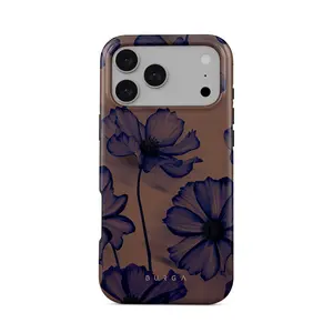 Burga Velvet Night  Case for iPhone 17/16/15/14/13/12/11 Air/Plus/Pro/Pro Max – Airy Elegance, Retro Cloudscape Design, Wireless Charging Compatible, Perfect Gift for Her & Lover