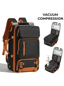 Men's Lightweight Travel Backpack, Vacuum Compression Shoulder Bag, Multifunctional Laptop Bag, Laptop Computer Bag, Laptop Rucksack, Large Capacity, Crossbody Handheld