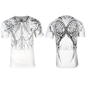 Rebel Saint by Affliction Men's T-Shirt Fracture