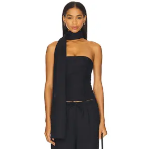 LIONESS Island Bodice Top in Navy